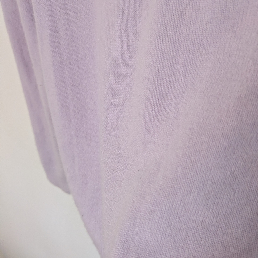 Lavender Cashmere Sweater By LL Bean - Picture 5 of 6